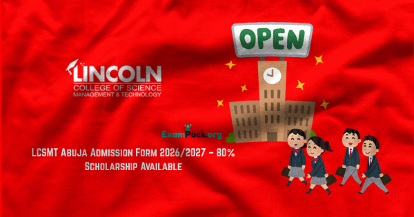 LCSMT Abuja Admission Form 20262027 – 80 Scholarship Available