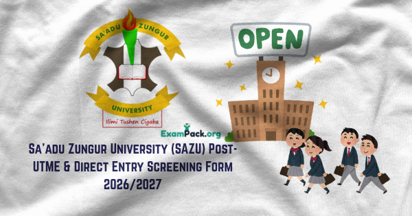 Saadu Zungur University Courses and Fees 20262027 Complete List of Accredited Courses and School Fees 1