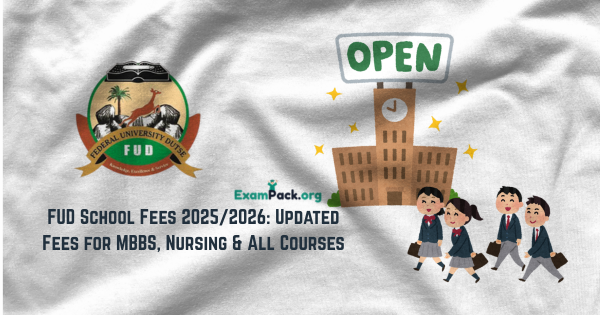FUD School Fees 20252026 Updated Fees for MBBS Nursing All Courses